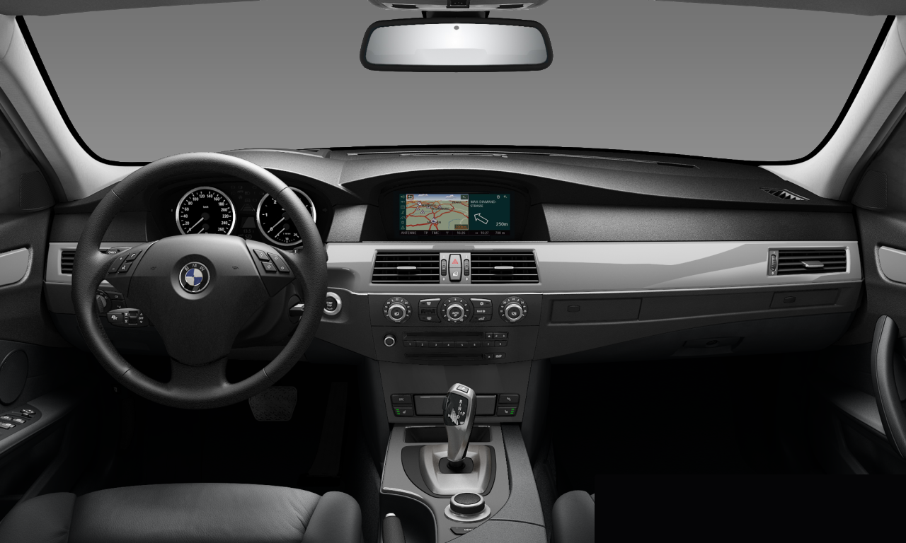 Interior of BMW 530d (E60 (MUE)), VIN WBANX71000CS59561