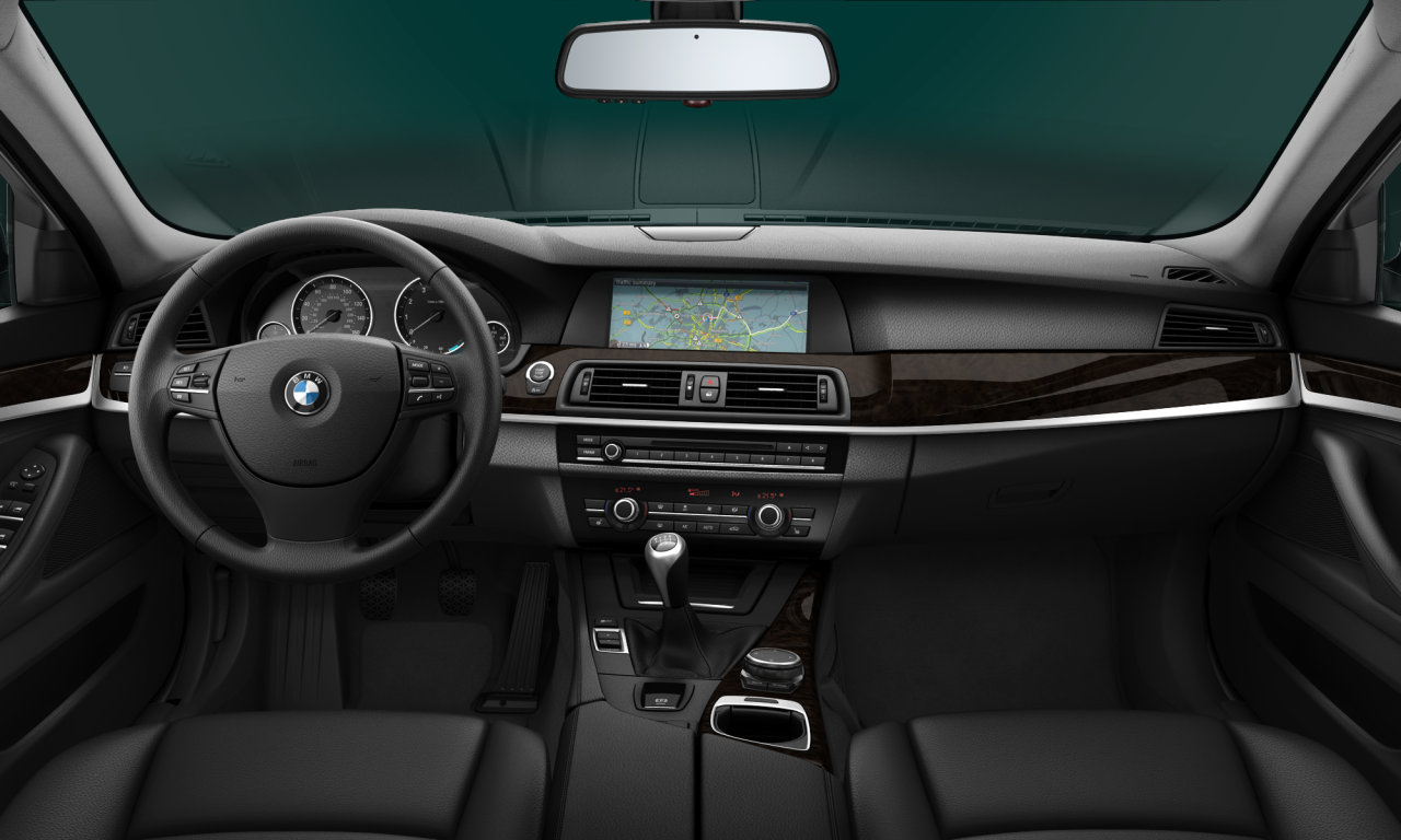 Interior of BMW 528i (F10), VIN WBAFR1C51BDS35786