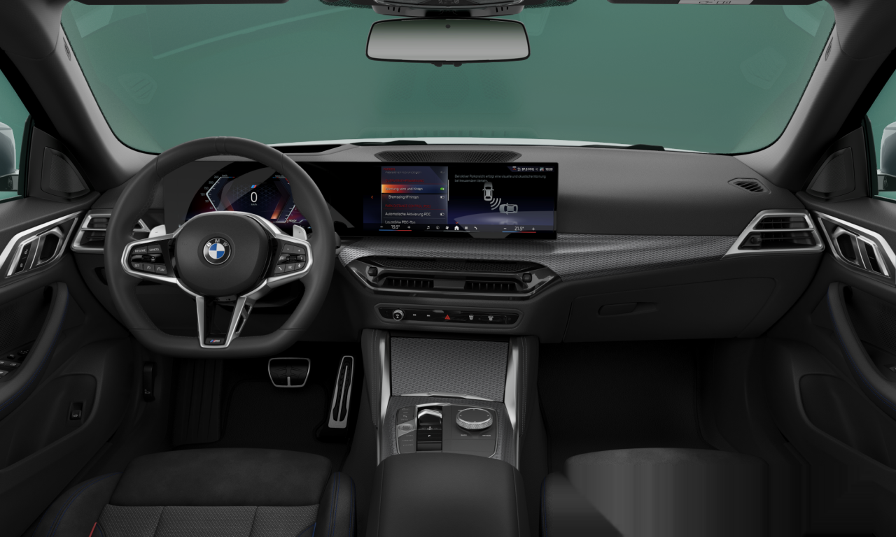 Interior of BMW 420i (G26 (MUE)), VIN WBA11HC020FV56526