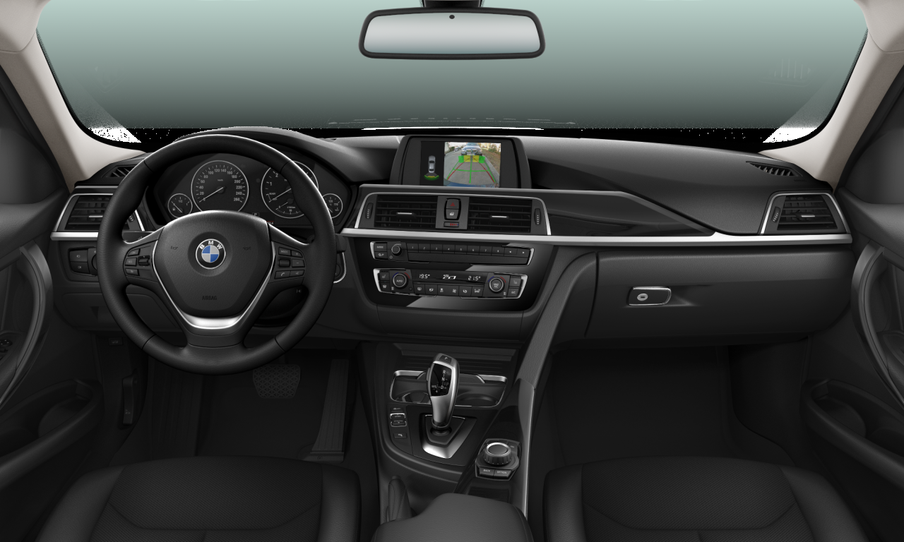 Interior of 2018 BMW 318i (F30 (MUE)), VIN WBA8E31000A599459