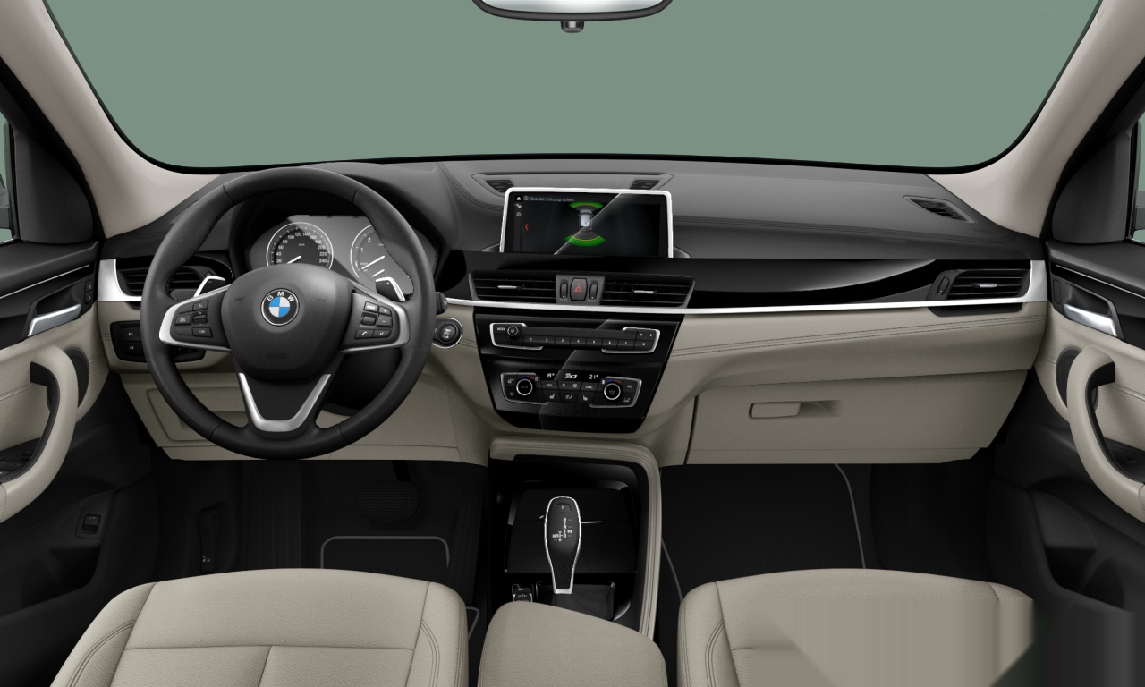 Interior of BMW X1 xDrive20i (F48 (MUE)), VIN WBA12AB0105V20354