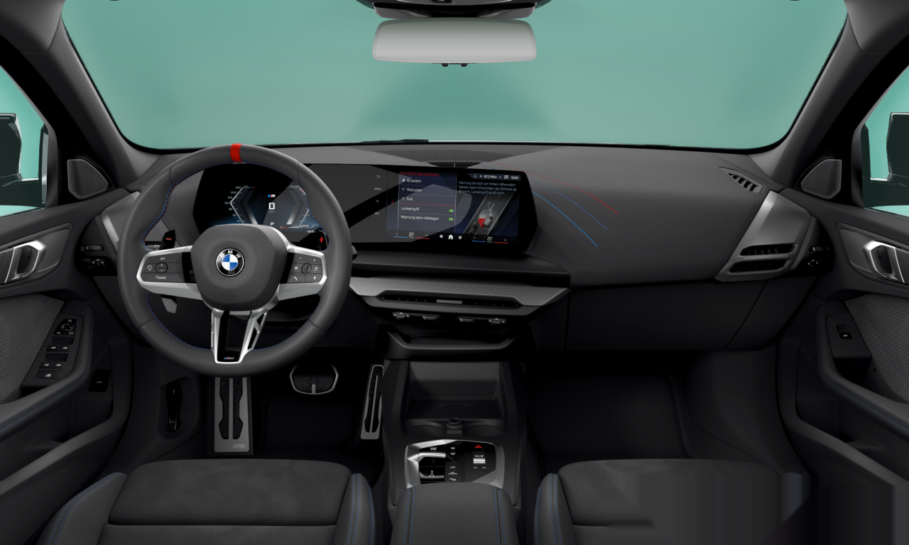 Interior of BMW M135 xDrive (F70), VIN WBA21GE0107U18093