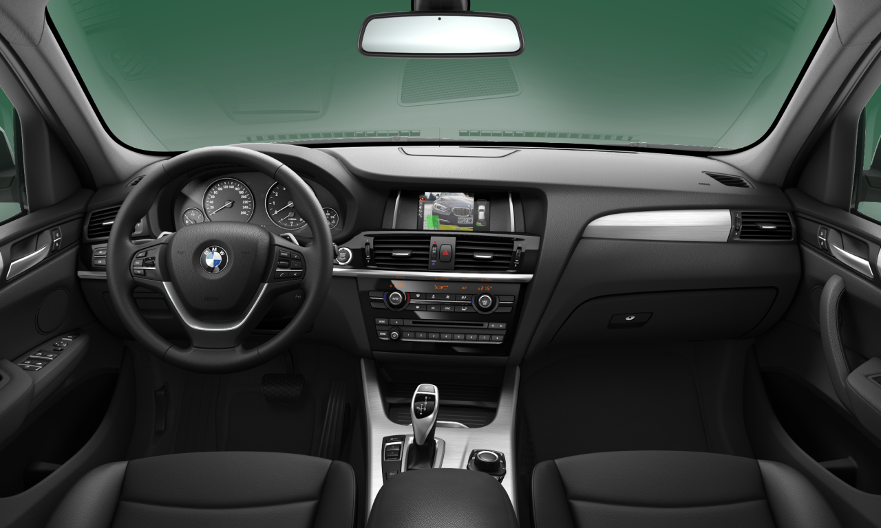 Interior of BMW X3 xDrive28i (F25), VIN WBAWX9109G0K06949