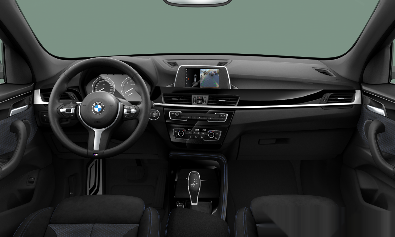 Interior of BMW X1 sDrive20i (F48), VIN WBAJG310603H21048