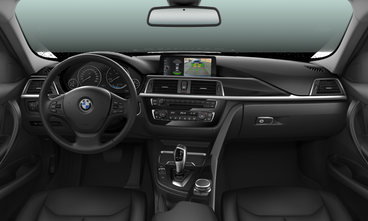 Interior of BMW 320d xDrive (F30 (MUE)), VIN WBA8C9101JA015340