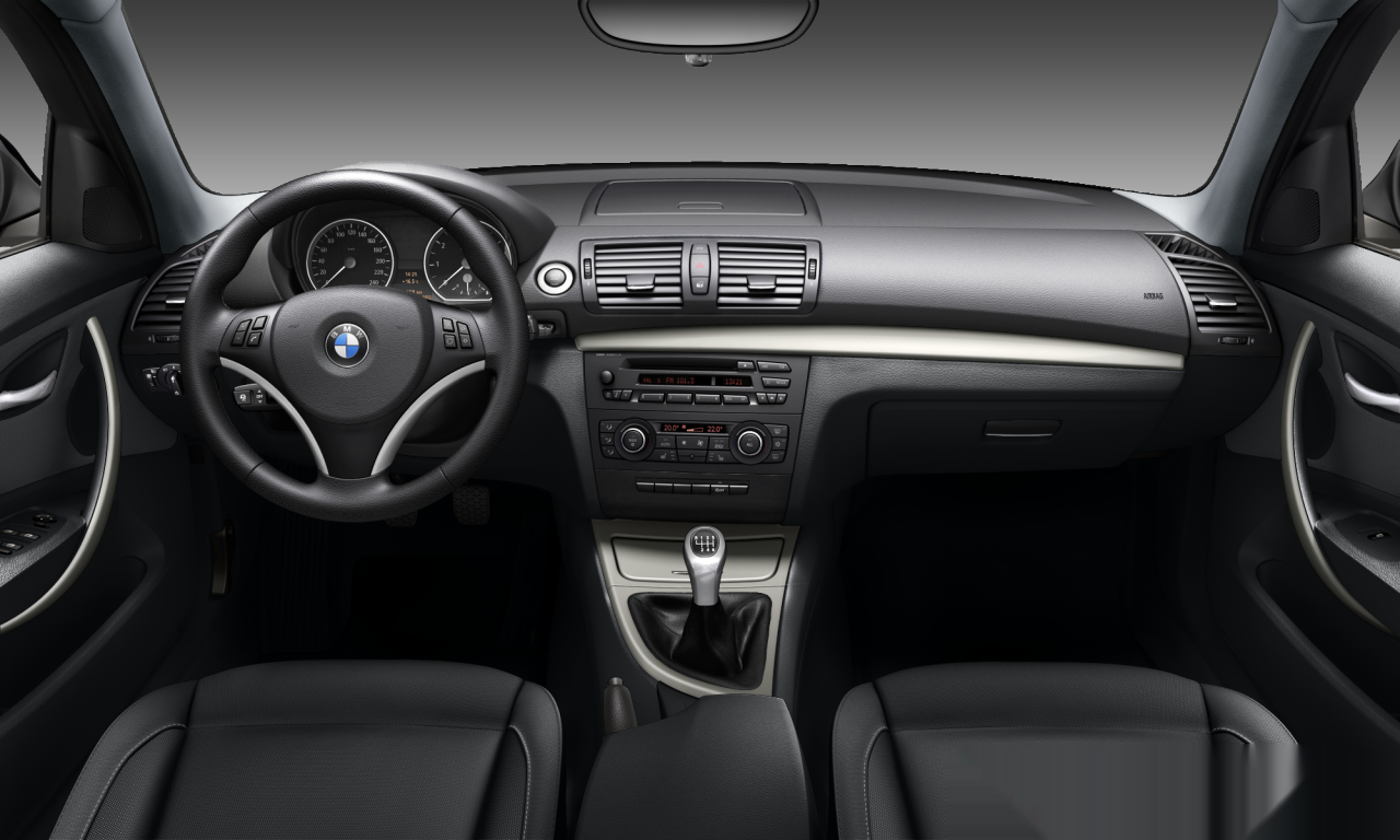 Interior of BMW 116i (E87 (MUE)), VIN WBAUH31040E526710