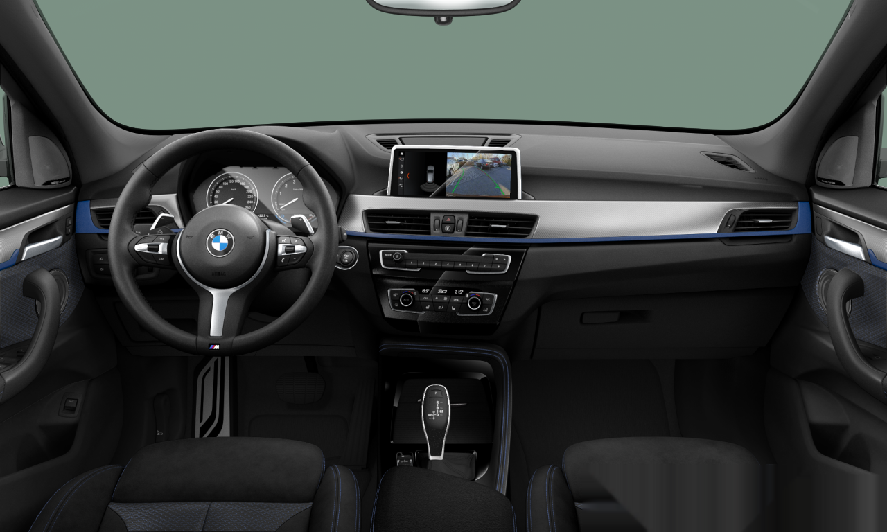 Interior of 2018 BMW X1 sDrive20i (F48), VIN WBAJG31040EE39611