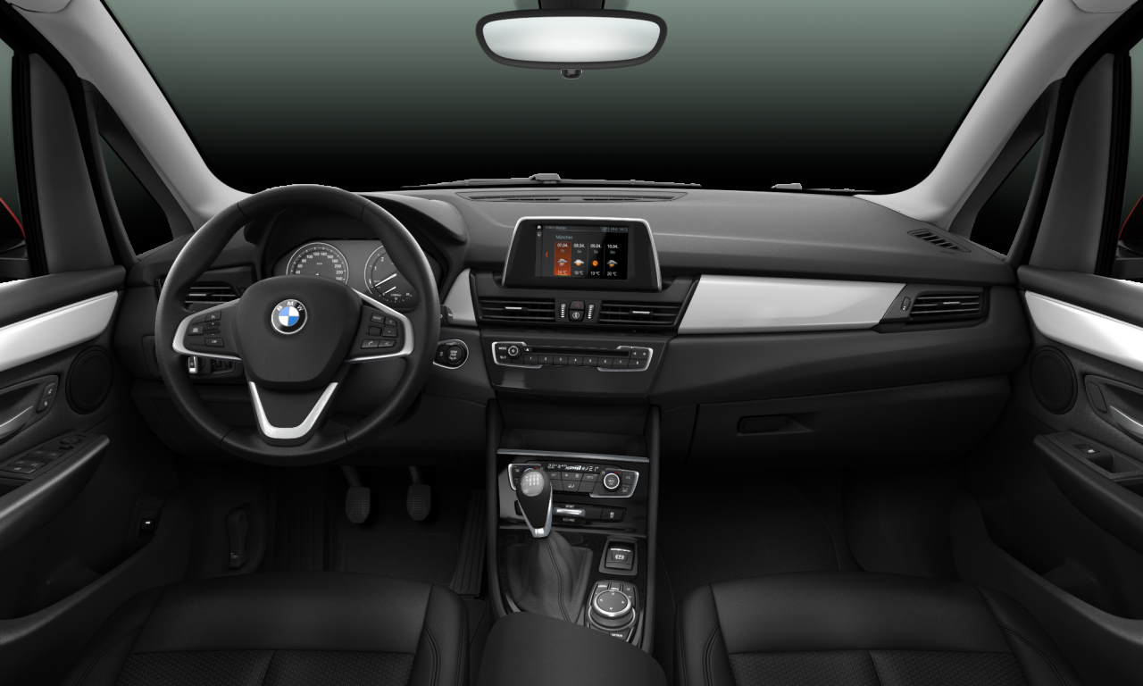 Interior of BMW 218i (F46 (MUE)), VIN WBA6V72020EM82021