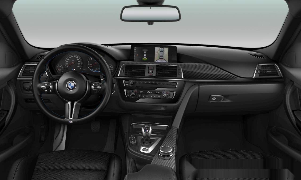 Interior of 2018 BMW M3 (Sedan (4 Doors)), VIN WBS8M920205L68202