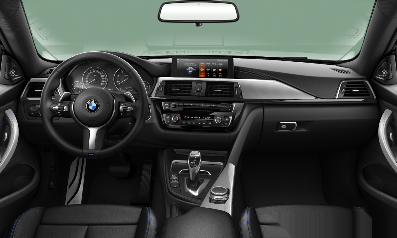 Interior of BMW 420d xDrive (F32 (MUE)), VIN WBA4X52090AC07858