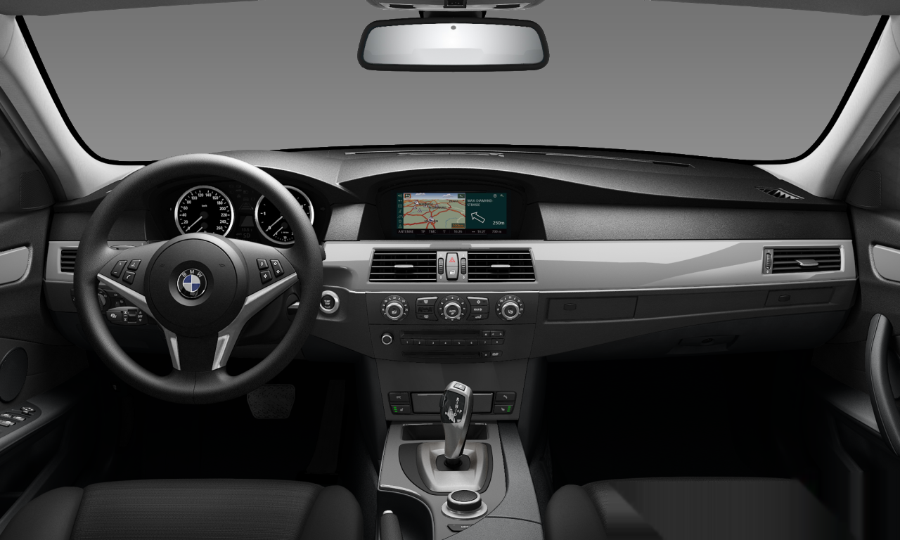 Interior of BMW 520d (E60 (MUE)), VIN WBANX310X0CW81507
