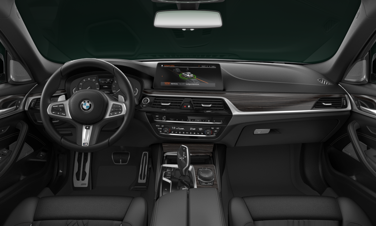Interior of BMW 540i xDrive (G30 (MUE)), VIN WBA73BJ07MCF59758