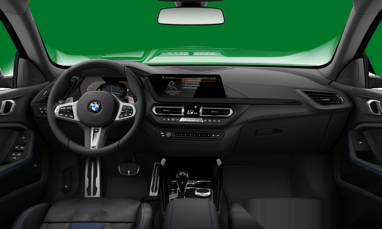 Interior of BMW 220i (F44), VIN WBA31AK0207N91076