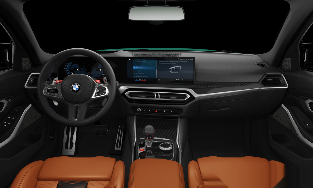Interior of 2023 BMW M3 Competition (G80), VIN WBS31AY01RFP70764