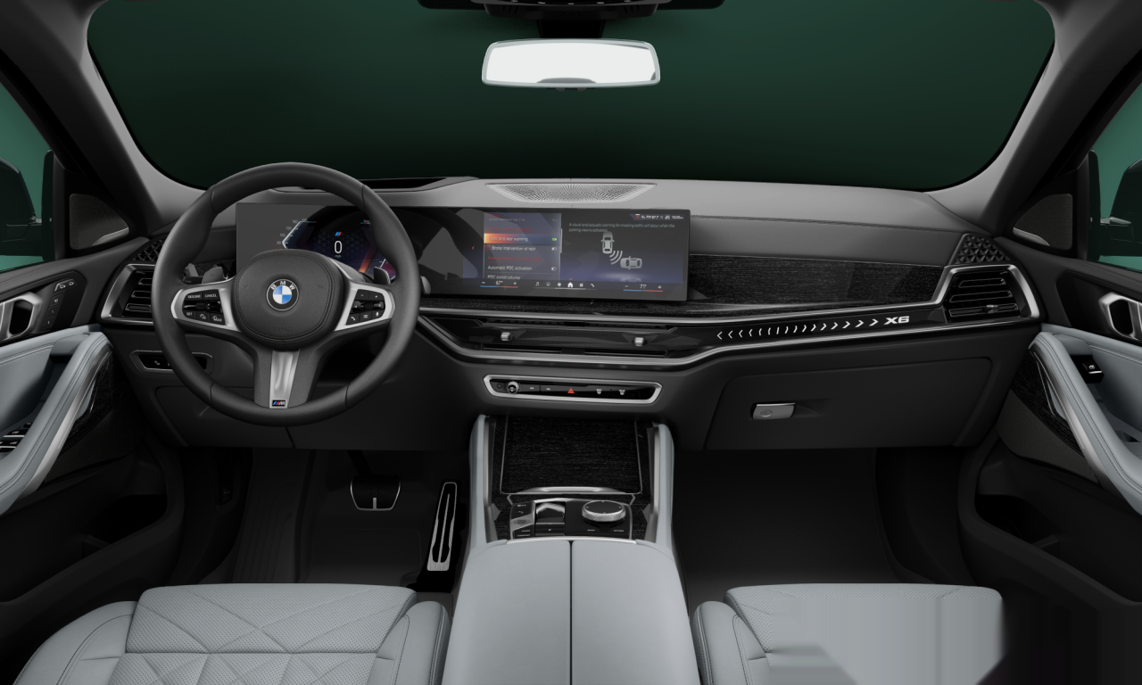 Interior of BMW X6 xDrive40i M Sport (G06 (MUE)), VIN 5UX33EX0XT9156617