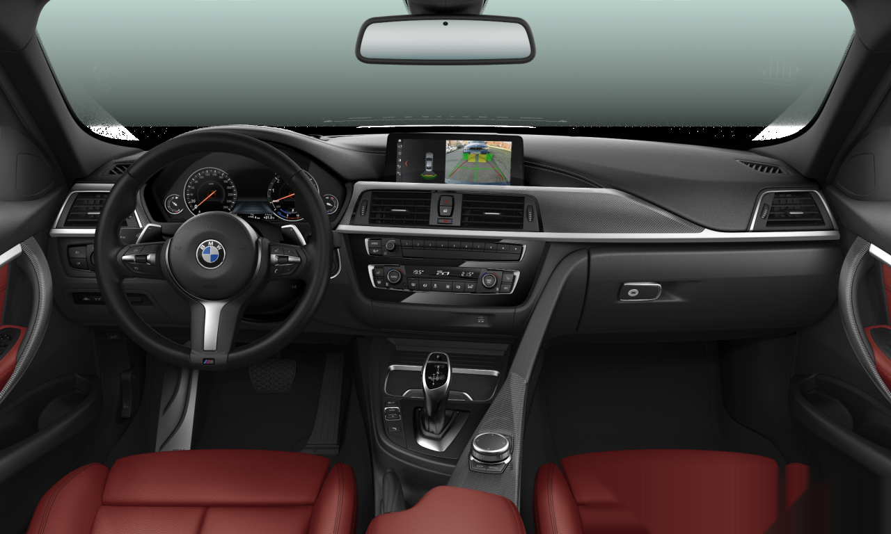 Interior of BMW 330i (F30 (MUE)), VIN WBA8B9108JA826720