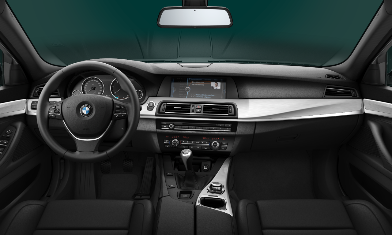 Interior of 2010 BMW 525d (F10), VIN WBAFW31070C666311