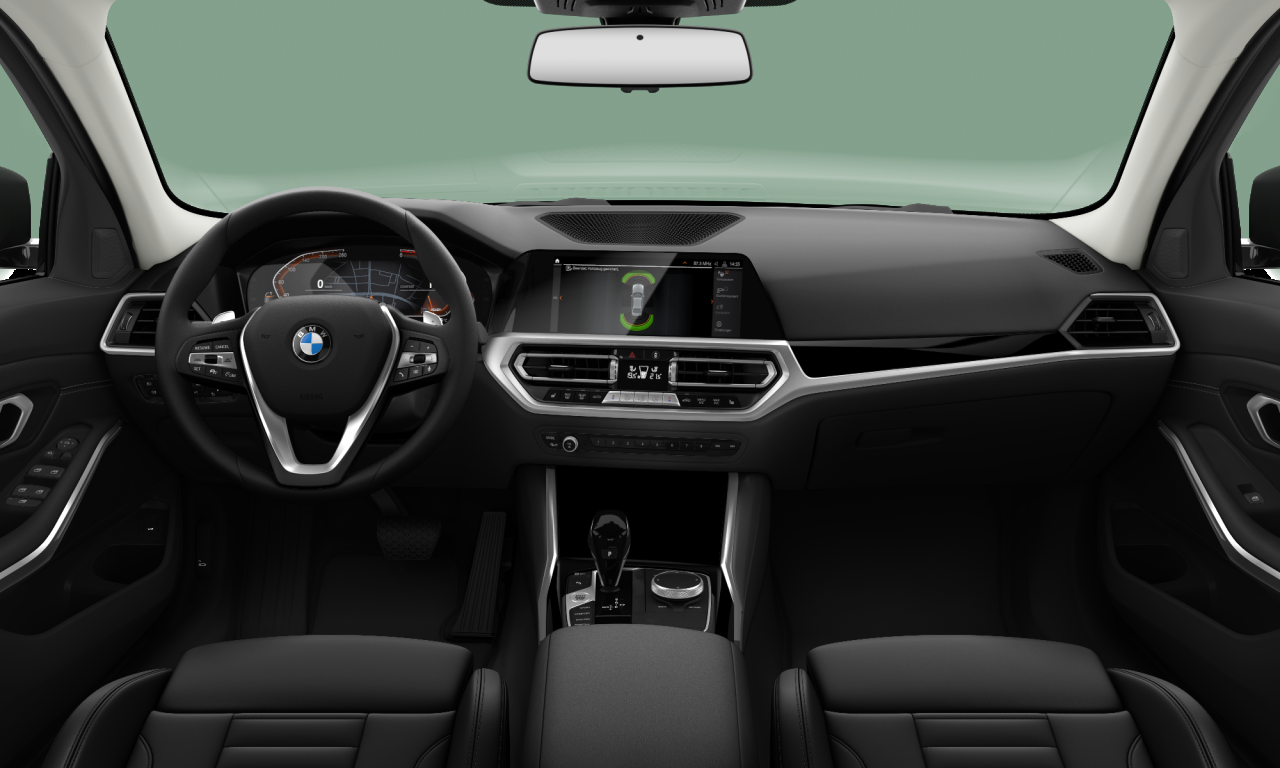 Interior of BMW 320d xDrive (G20), VIN WBA38DY0208B74154