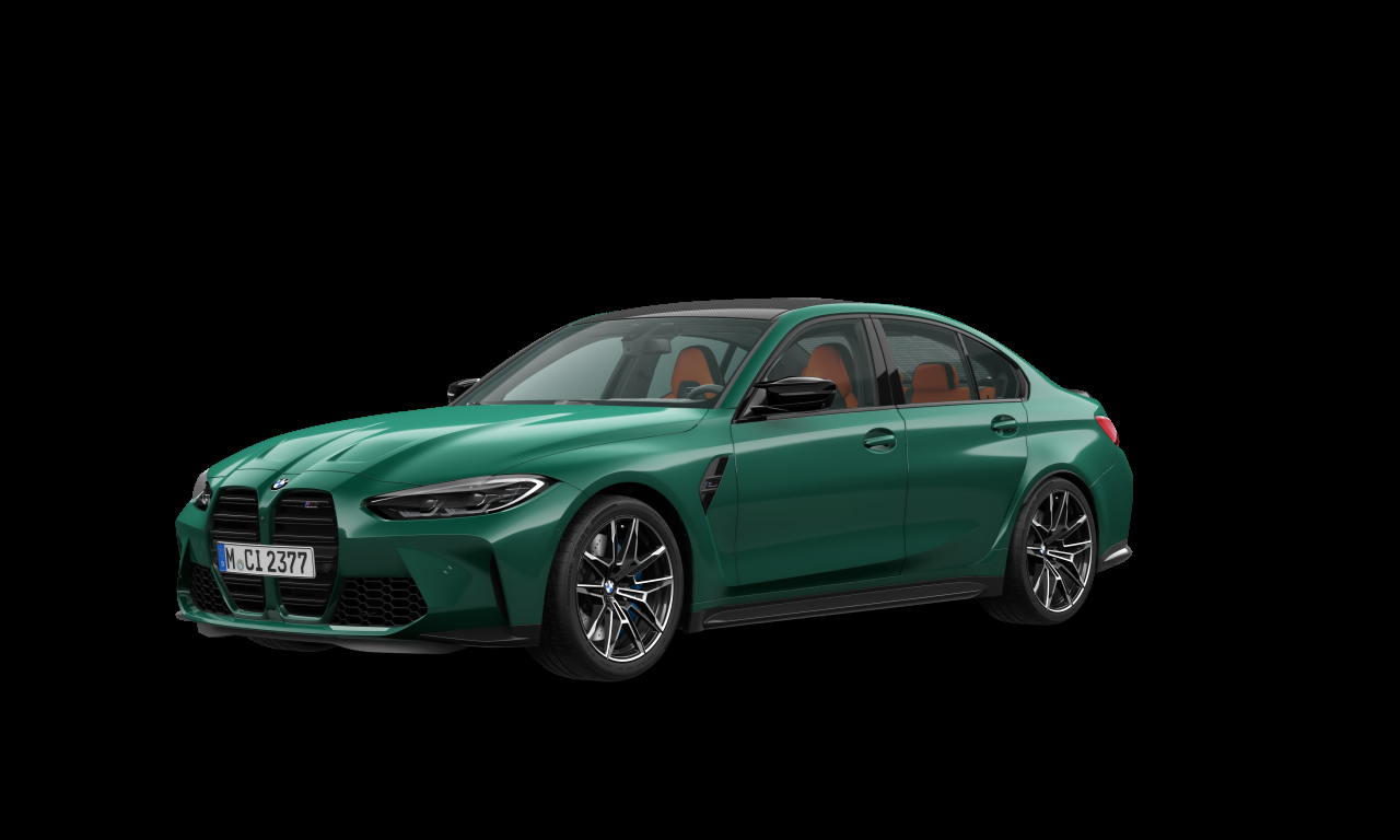 Exterior of 2023 BMW M3 Competition (G80), VIN WBS31AY01RFP70764