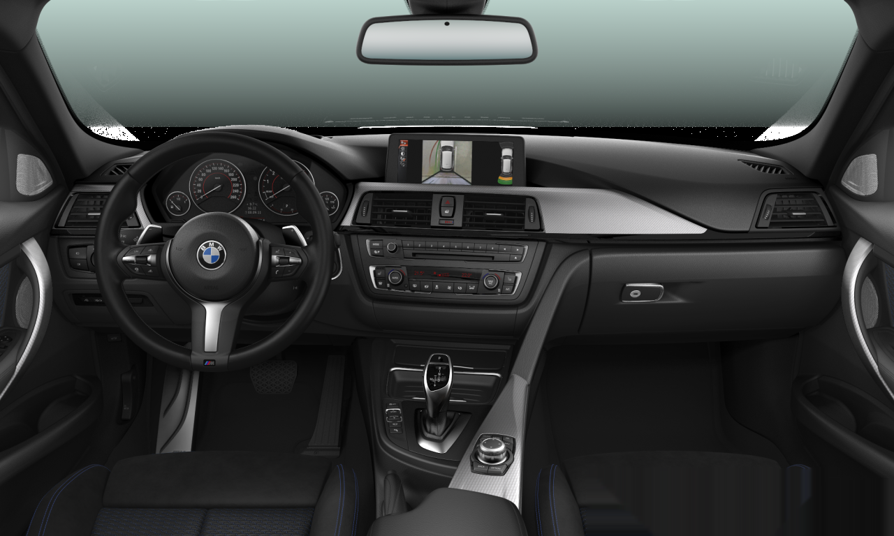 Interior of BMW 335i xDrive (F31), VIN WBA3H910X0F187850