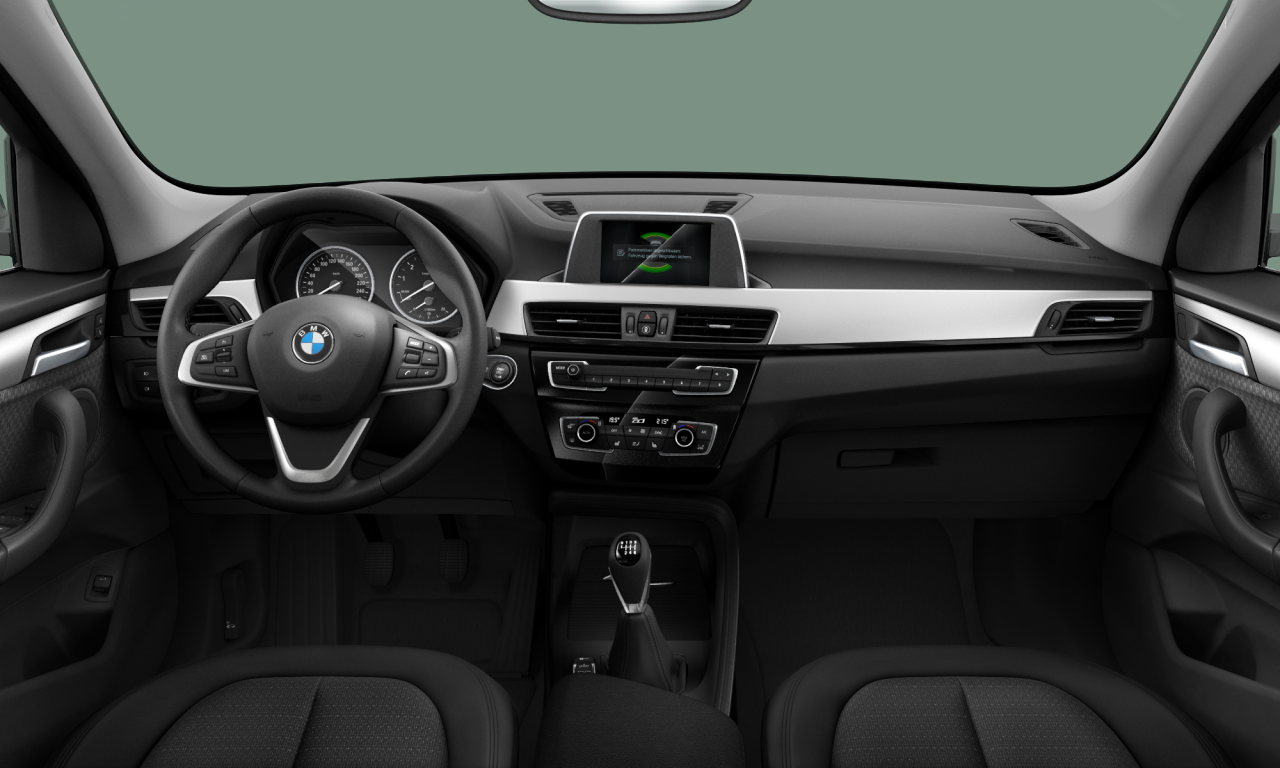Interior of BMW X1 sDrive18i (F48), VIN WBAJG11000ED98785