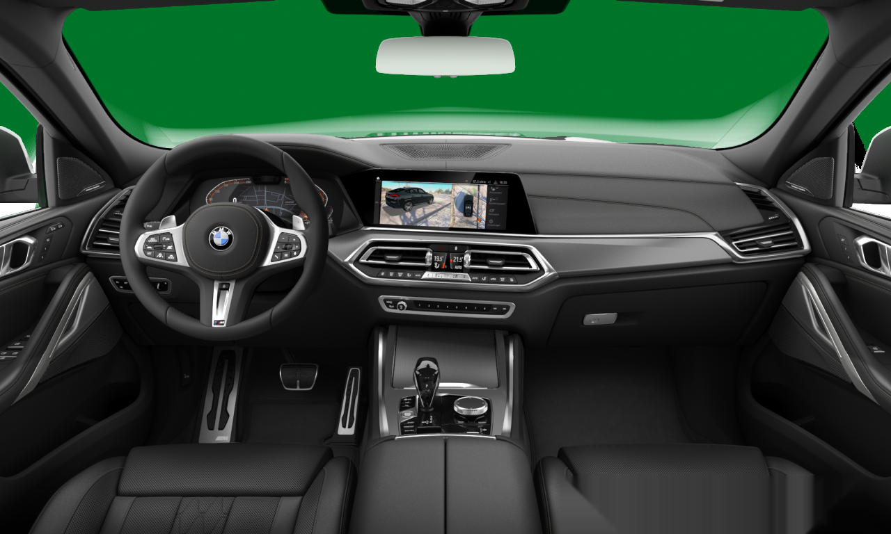 Interior of BMW X6 xDrive40d (G06), VIN WBATC610909F47592