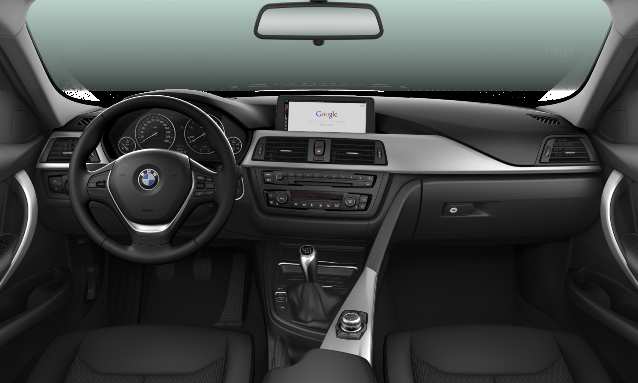 Interior of BMW 318d (F31), VIN WBA3K11060F820671