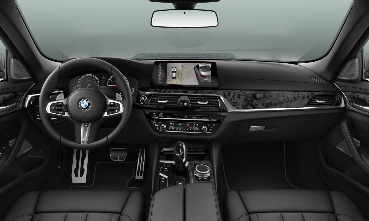 Interior of BMW M550d xDrive (G30), VIN WBAJD710X0BM20107