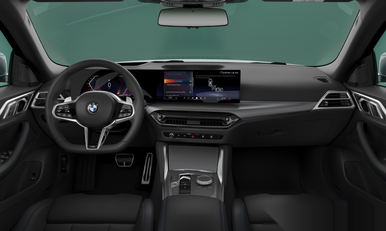 Interior of BMW 420d xDrive (G26 (MUE)), VIN WBA51FR030FT92748