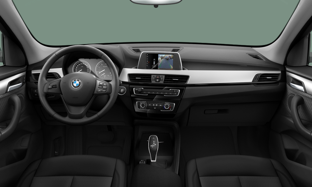 Interior of BMW X1 sDrive16d (F48), VIN WBAJH110403D39683