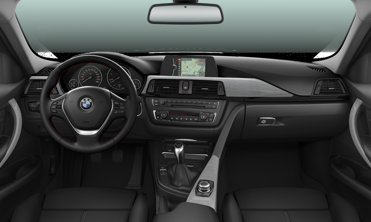 Interior of BMW 320d EfficientDynamics Edition (F30), VIN WBA3E11060F560229