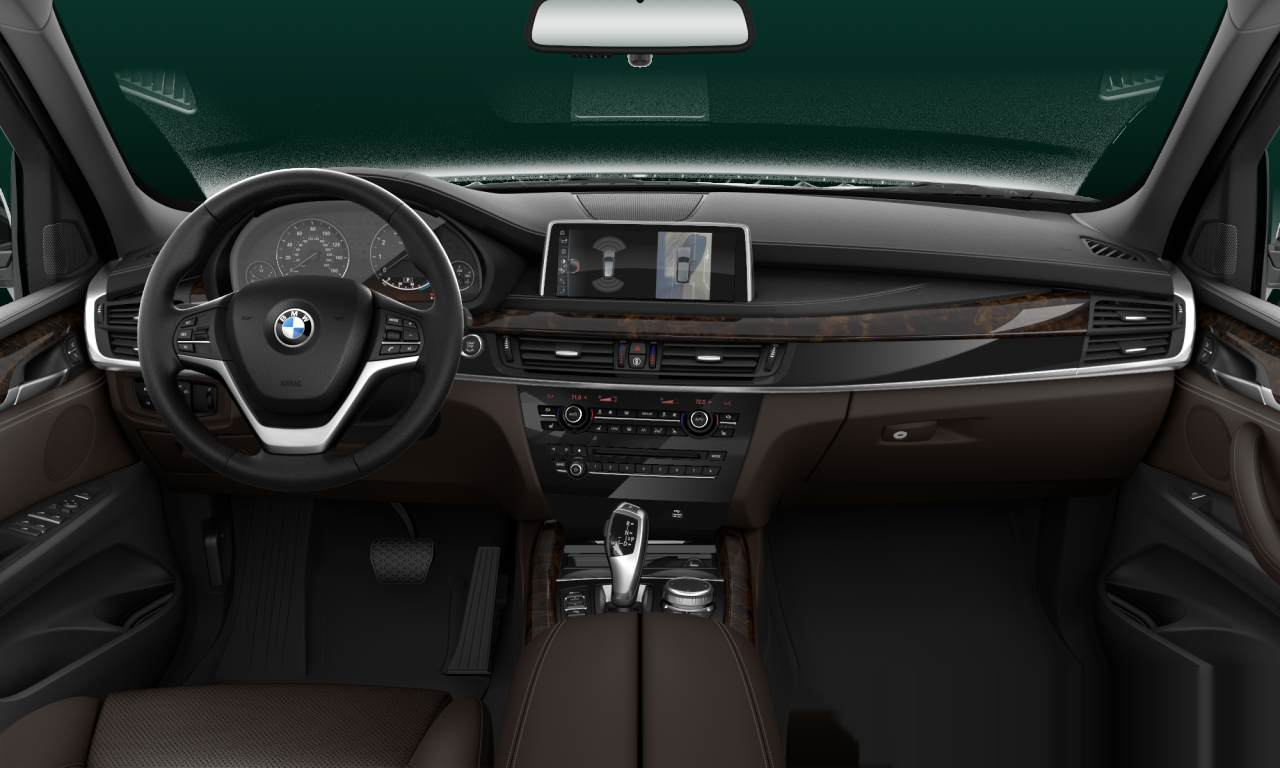 Interior of BMW X5 xDrive35i (F15), VIN 5UXKR0C33H0X78369