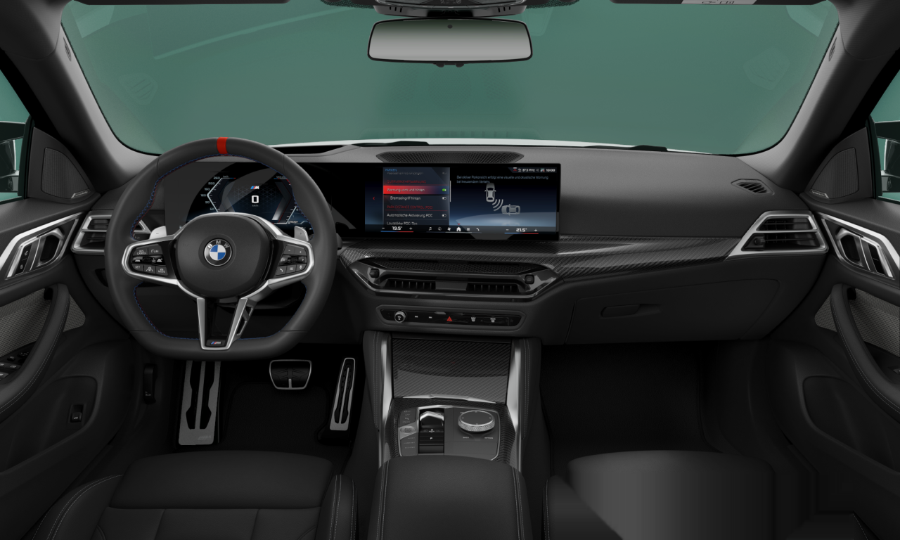 Interior of BMW M440i xDrive (G26 (MUE)), VIN WBA61HC090FV62829