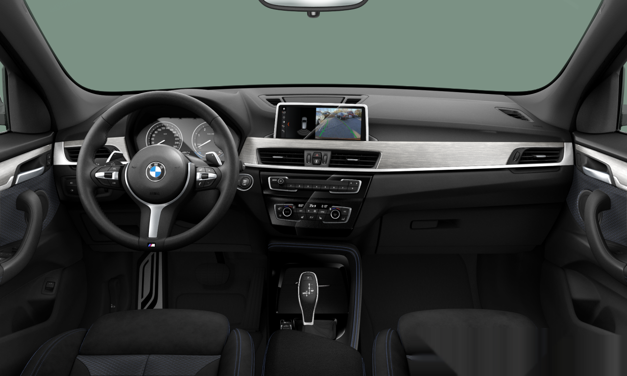 Interior of BMW X1 xDrive20d (F48), VIN WBAJJ11030EF64301