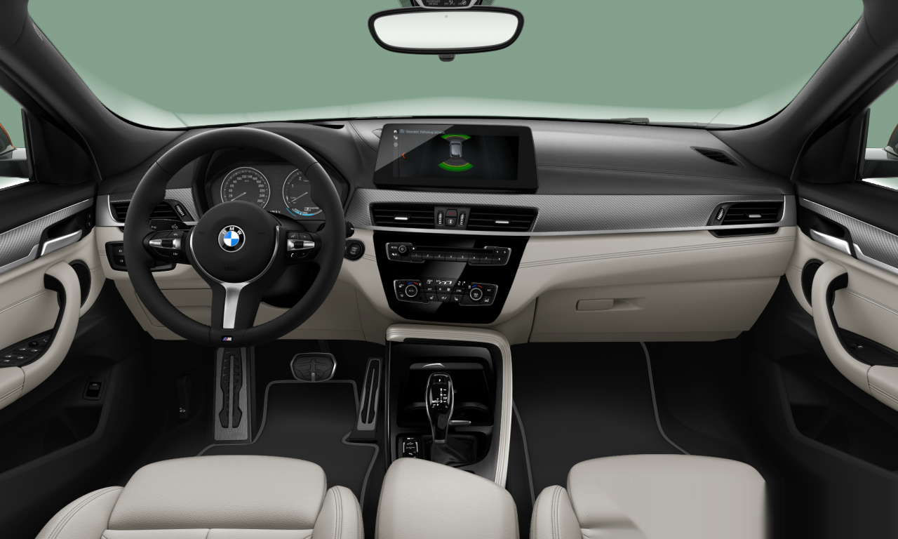 Interior of BMW X2 xDrive20d (F39), VIN WBAYL1109KEN98221