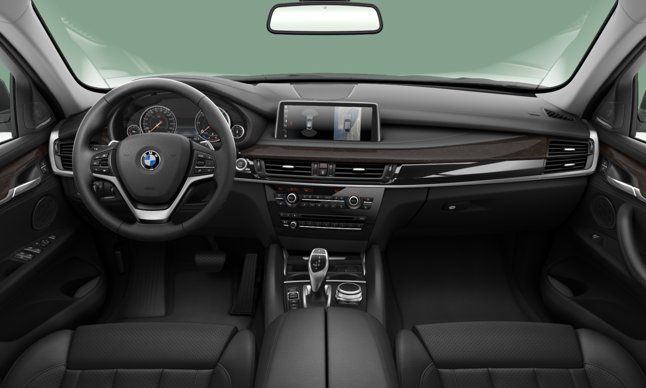 Interior of BMW X6 xDrive30d (F16), VIN WBAKV2105K0Z85027