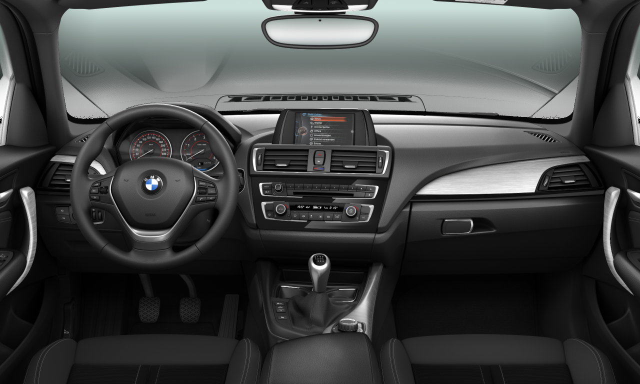 Interior of BMW 116d (F20 (MUE)), VIN WBA1V710105A55881