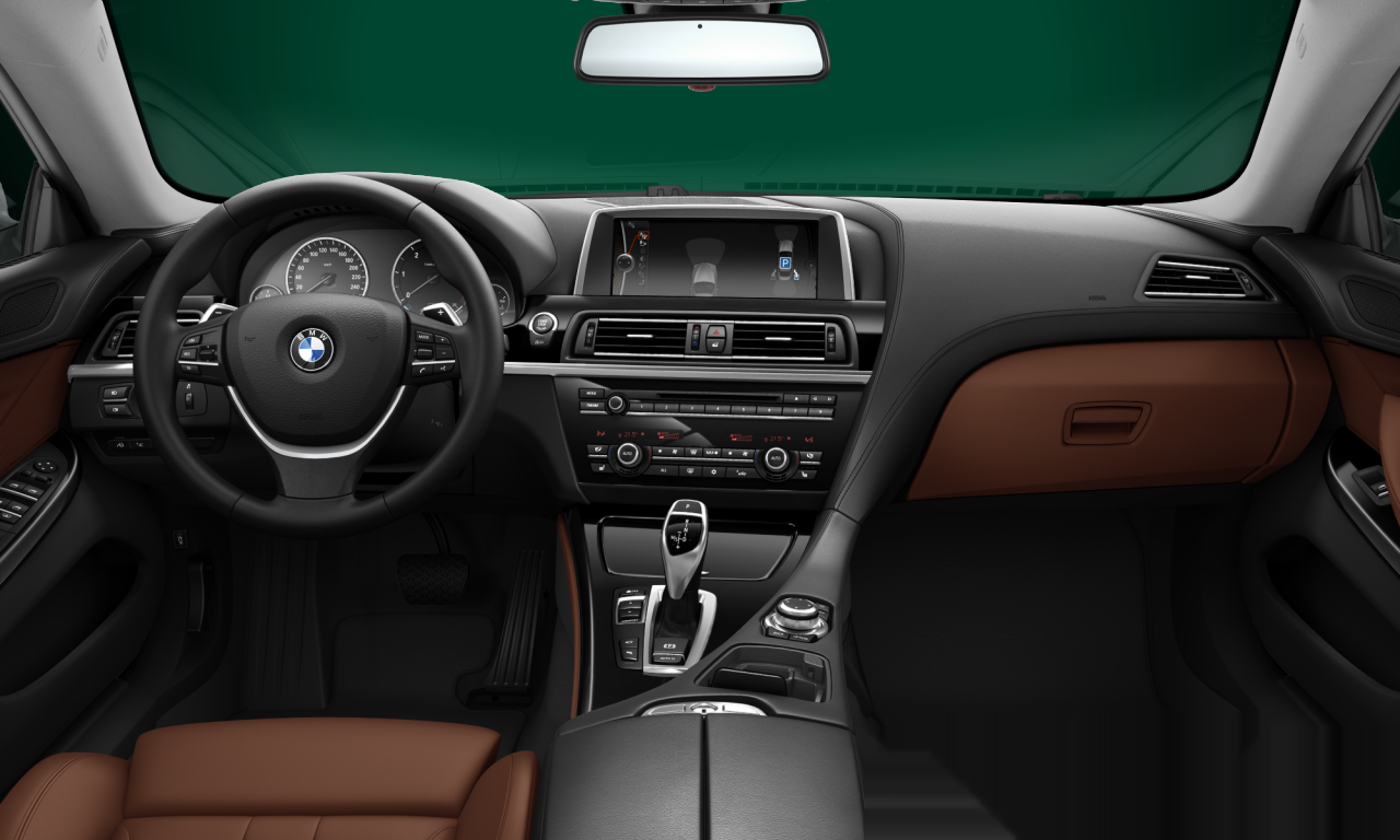 Interior of BMW 640d (F06), VIN WBA6A61050DF14881