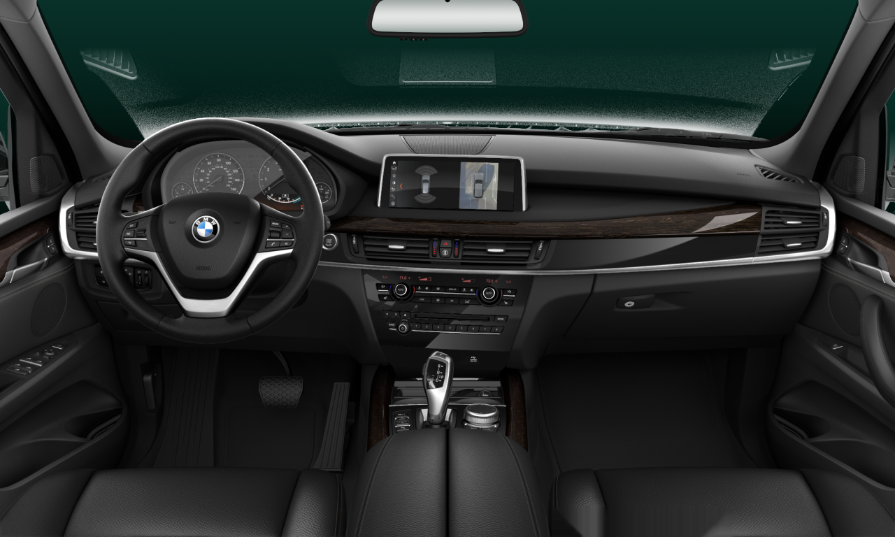 Interior of BMW X5 xDrive35i (F15), VIN 5UXKR0C37H0X80772