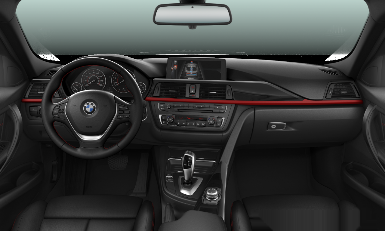 Interior of BMW ActiveHybrid 3 (F30), VIN WBA3F9C57DF484420