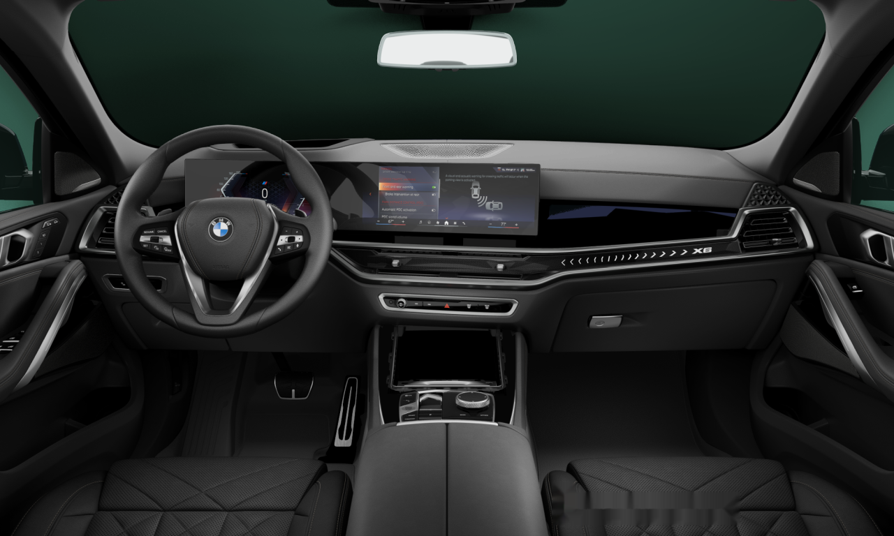 Interior of BMW X6 xDrive40i M Sport (G06 (MUE)), VIN 5UX33EX06T9179313