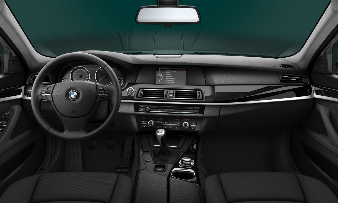 Interior of BMW 520d (F11), VIN WBAMX11070C308649