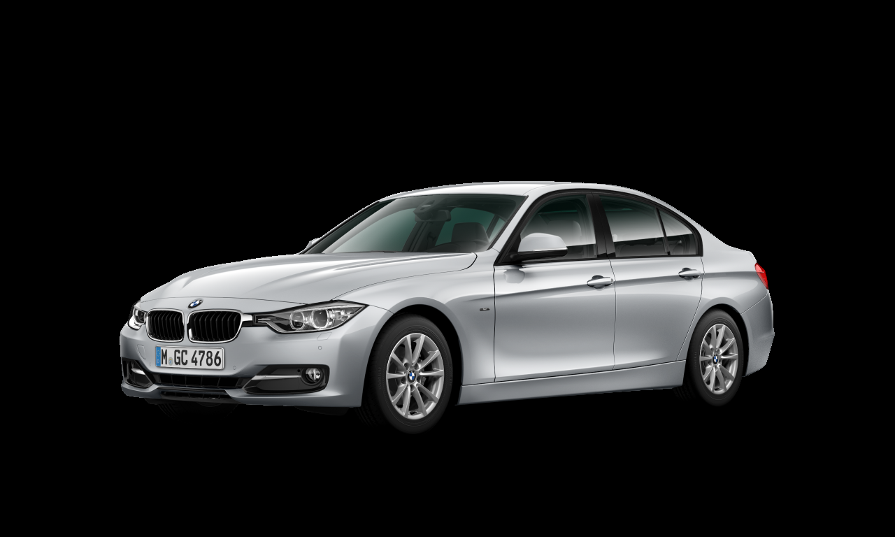 Exterior of 2012 BMW 320d (F30), VIN WBA3D31030F249954