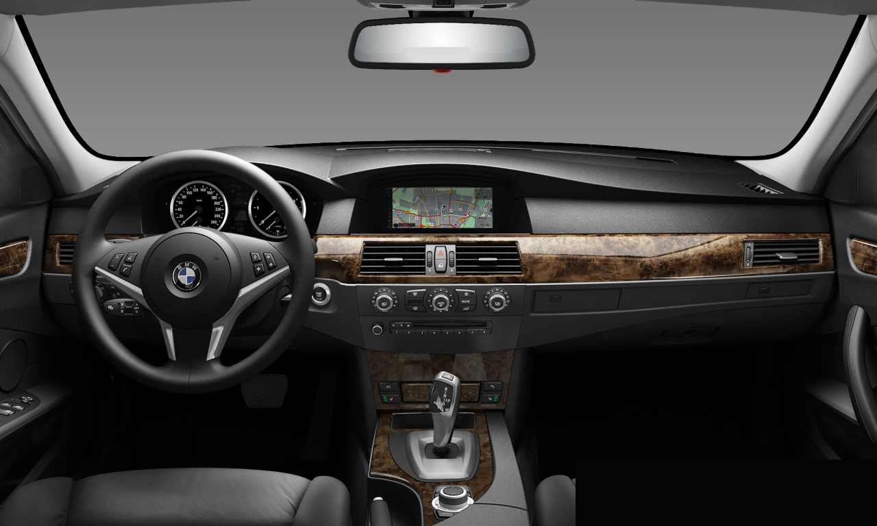 Interior of BMW 525d (E60 (MUE)), VIN WBANX51060C061815