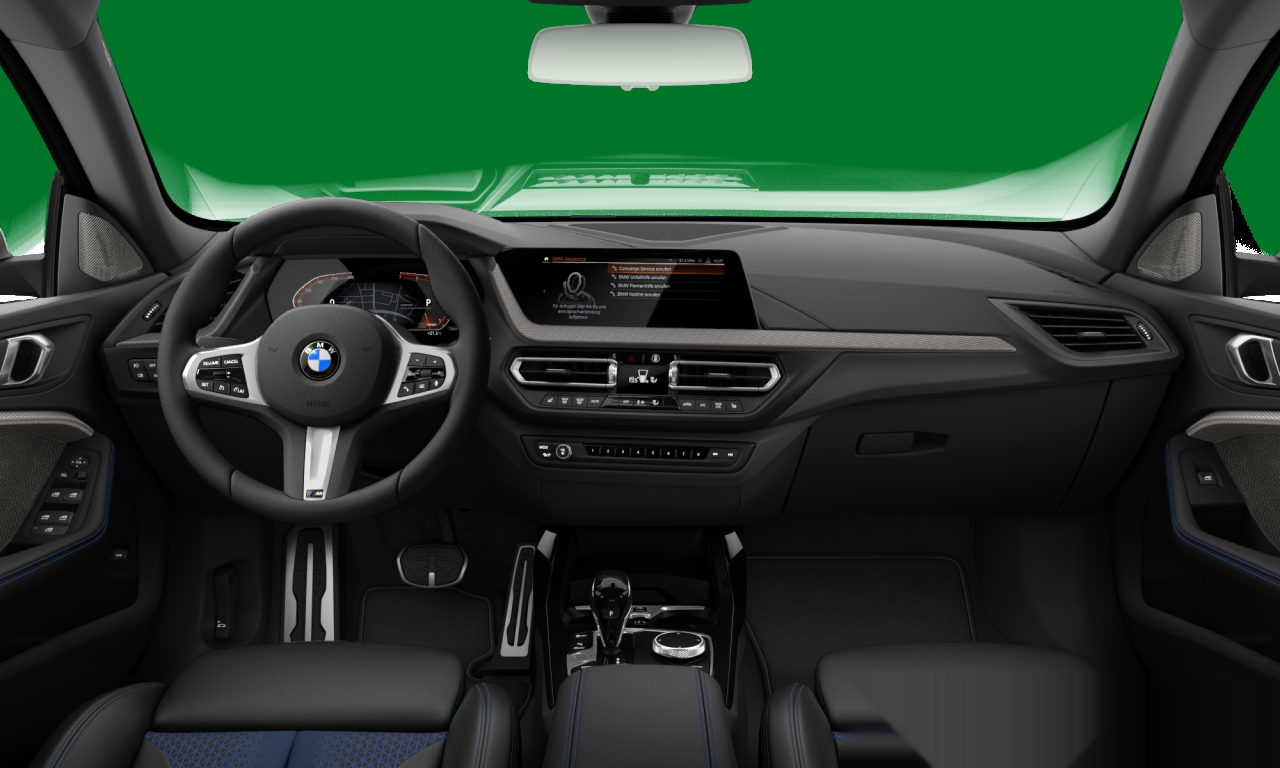 Interior of BMW 218i (F44), VIN WBA11AK0707N09933