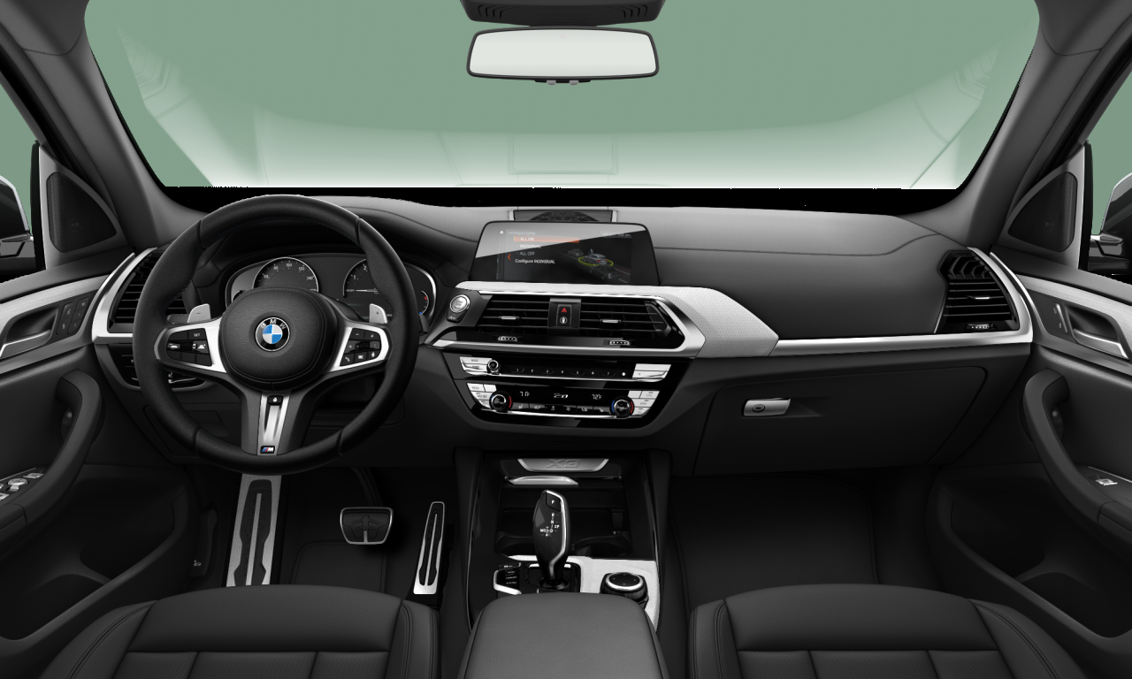 Interior of BMW X3 xDrive30i (G01), VIN 5UXTY5C01L9C80737