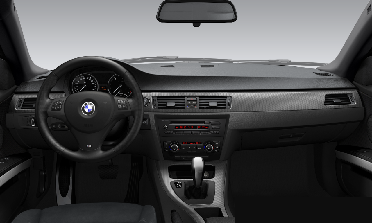 Interior of BMW 320d (E92 (MUE)), VIN WBAKK31010E846348