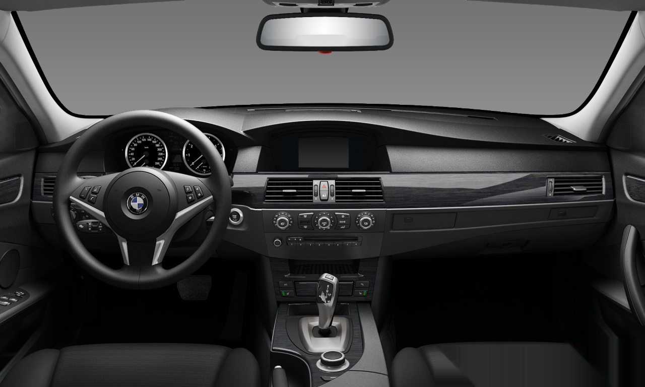 Interior of BMW 523i (E60 (MUE)), VIN WBANU31070CJ27494