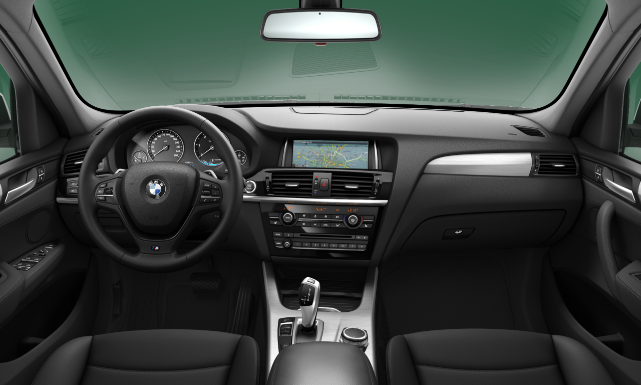 Interior of BMW X3 xDrive20d (F25), VIN WBAWZ510X00M09129
