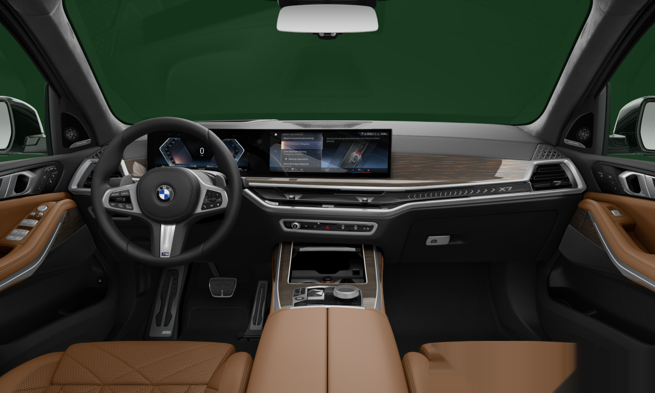 Interior of BMW X7 xDrive40i (G07 (MUE)), VIN 5UX23EM08P9P51441